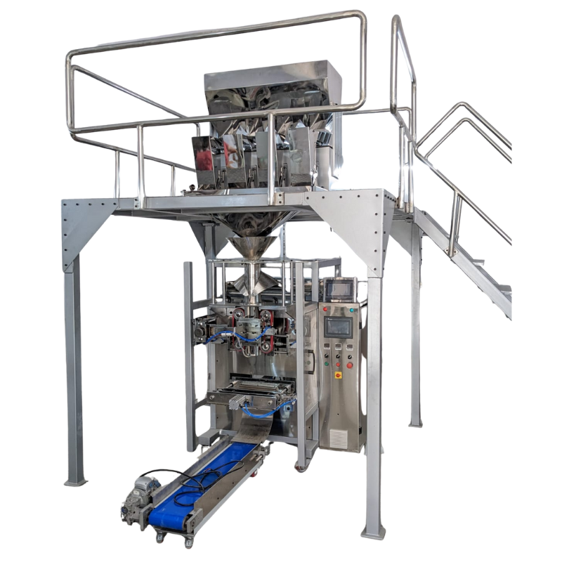 PLC COLLOR TYPE 4 HEAD WEIGHER BAGGING MACHINE