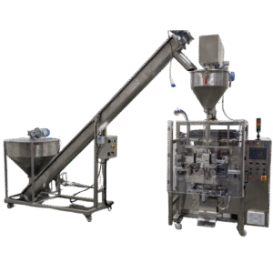 WITHOUT COMPRESSOR PLC COLLOR TYPE SERVO PLUS AUGER FILLING MACHINE